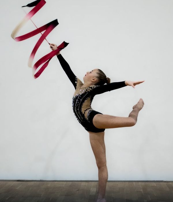 Person doing rhythmic movement indoors for better vitality
