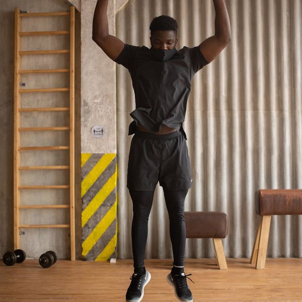 Person feeling energized after exercise